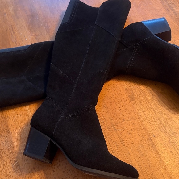 SUEDE🐝CROWN VINTAGE KNEE HIGH BOOT - Picture 5 of 13